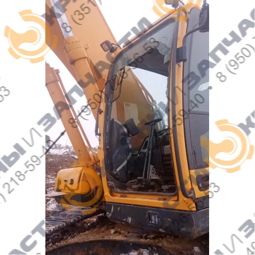 Стекло лобовое нижнее (триплекс) 71Q6-02711 для экскаватора Нуundai Robeх 210lc-9, 260lc-9, 290lc-9, 300lc-9, 330lc-9, 450lc-9, 480lc-9