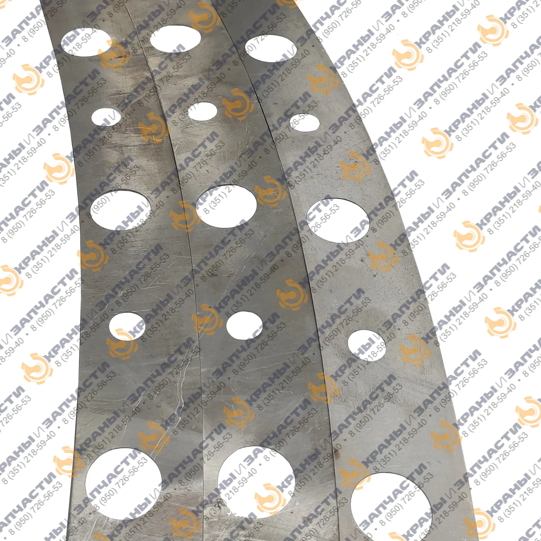 Регулировочная пластина опорно-поворотного устройства ОПУ-6 (ОП-2240), ОПУ-7 ( ОП-2500) 48 отв, 60 отв.комплект (16 штук, 4 отв. 0,5)