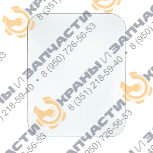 Стекло двери верхнее 80-6708013 763х608 трактора МТЗ-80, МТЗ-82
