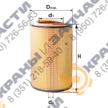 Фильтр воздушный DIFA 4318М