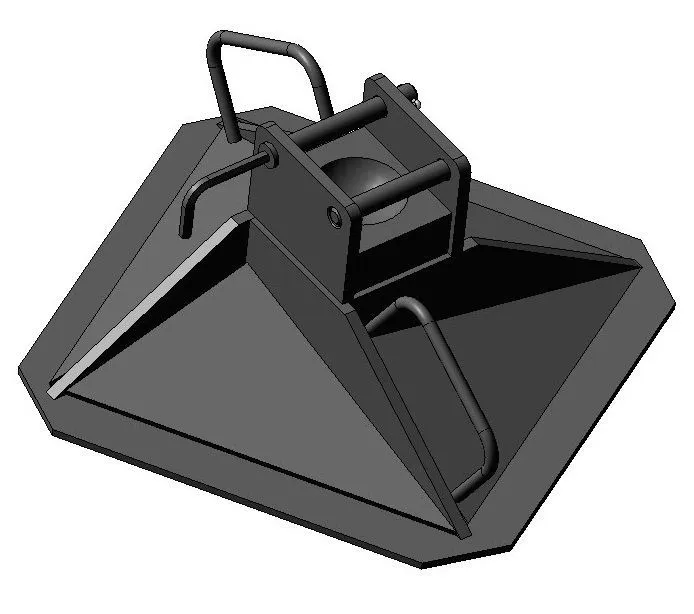 Пяты и подпятники автокрана