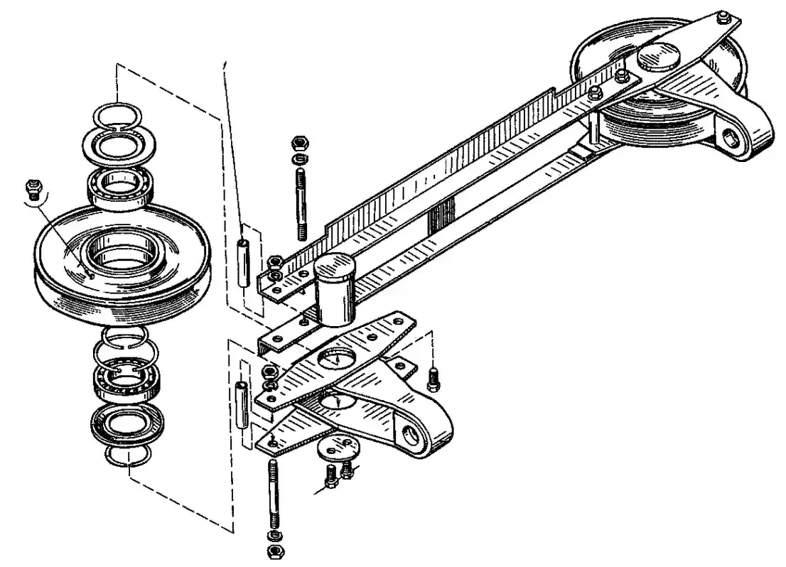 Траверса неподвижная 24-10030