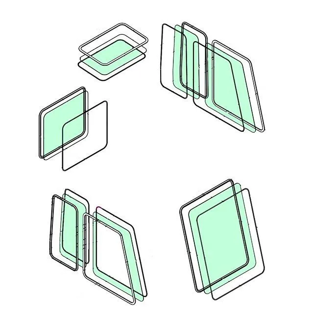 Стёкла для кабин погрузчиков