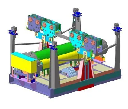 Передвижение грузовой тележки козлового крана ККС-10, КК-12.5