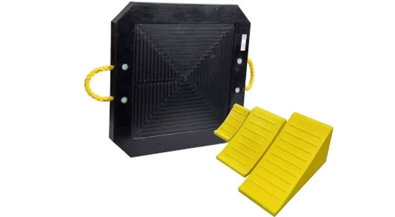 Подкладки под подпятники выдвижных опор, мобильные дорожные настилы, упоры противооткатные