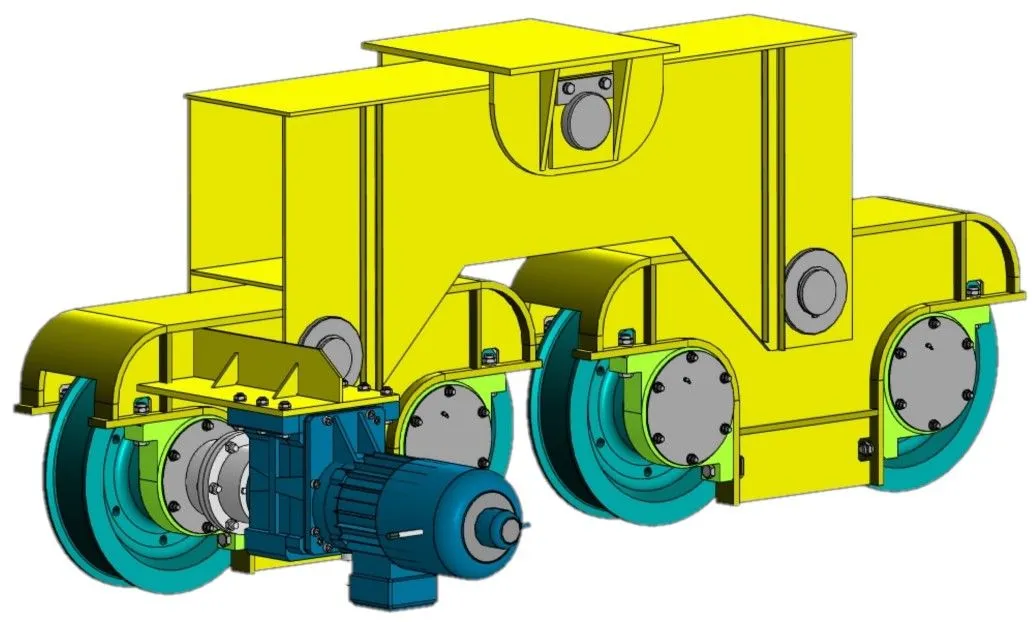 Механизм передвижения козлового крана ККД-32